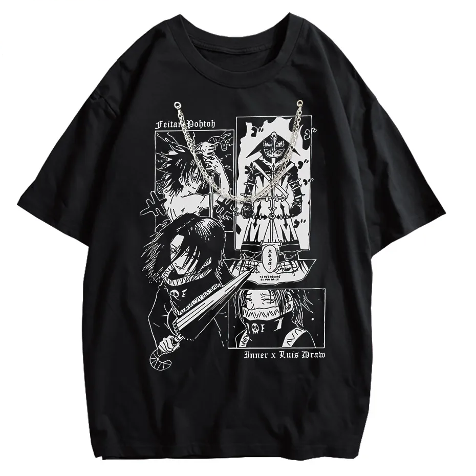 Anime Casual Cotton Short Sleeve T-Shirt