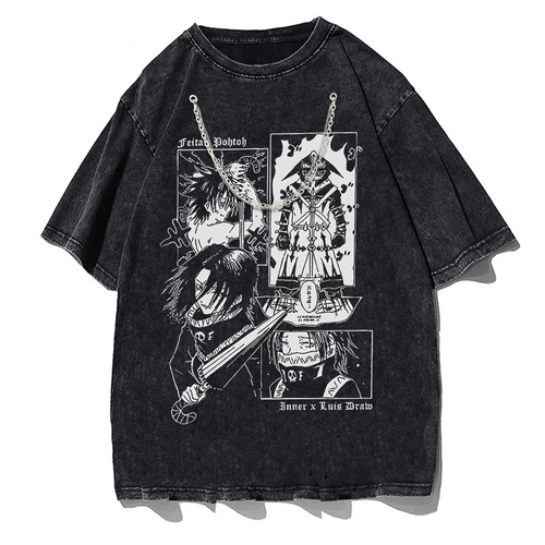 Anime Casual Cotton Short Sleeve T-Shirt