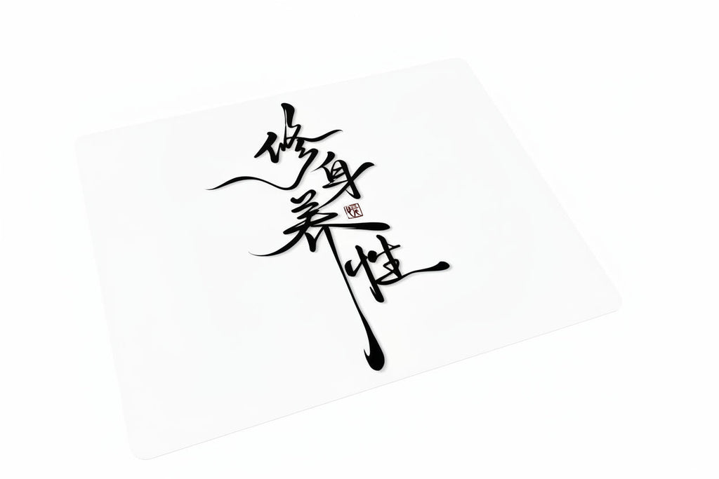 NNETM Glass Mouse Pad Ultra Smooth Precision Gaming Surface
