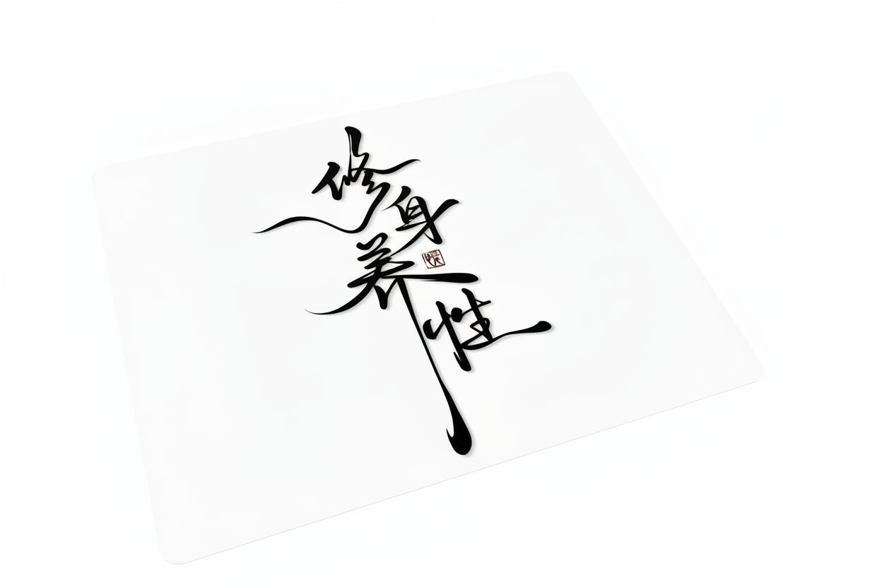 NNETM Glass Mouse Pad Ultra Smooth Precision Gaming Surface