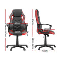 NNEDSZ Artiss Gaming Office Chair Computer Chairs Red