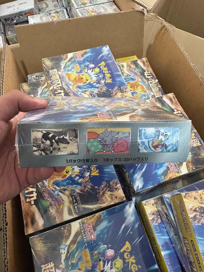 Pokemon Sv8 Booster Pack Trading Anime Card Ptcg SV series Japanese Version Collection Cards Single Pack Toy Birthday Gifts