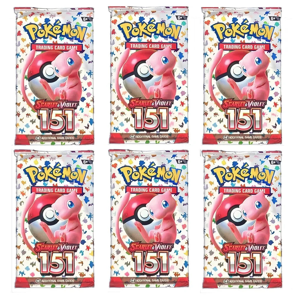 Pokemon Card 10/20 Pcs Prismatic 151 Evolutions English Booster Battle Pokemon Cards Battle Game Carte Trading Collection Cards
