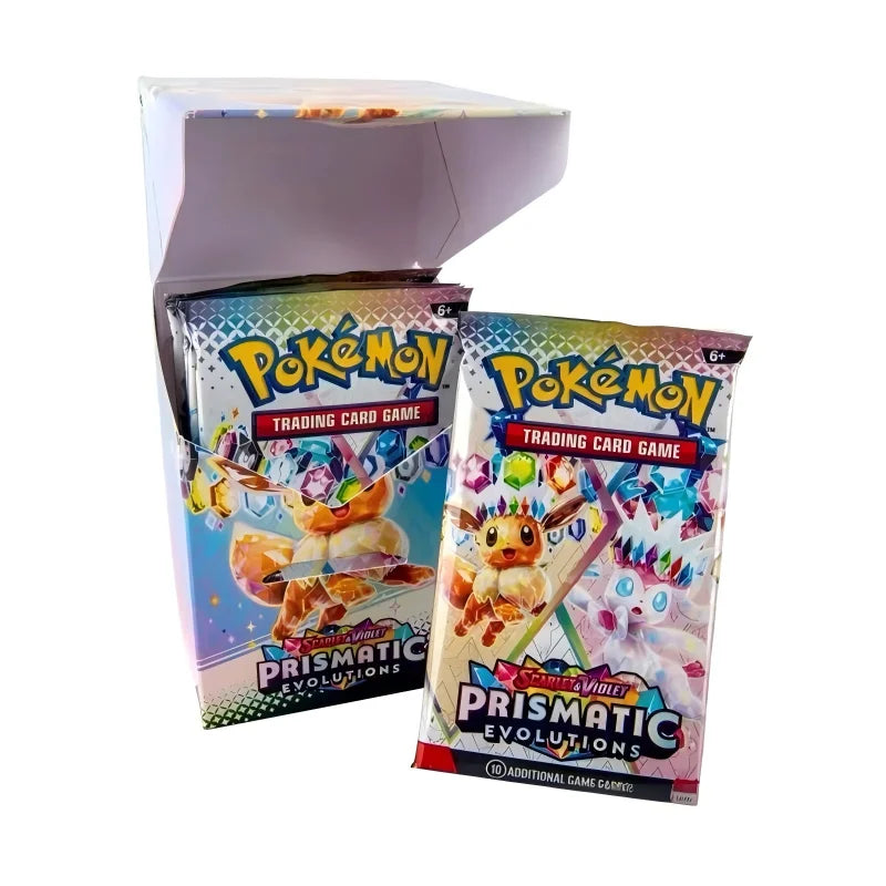 Pokemon Card V10 Booster Bundle Destined Rivals Prismatic Evolutions Scarlet Violet 151 English Booster Transaction Cards Gifts
