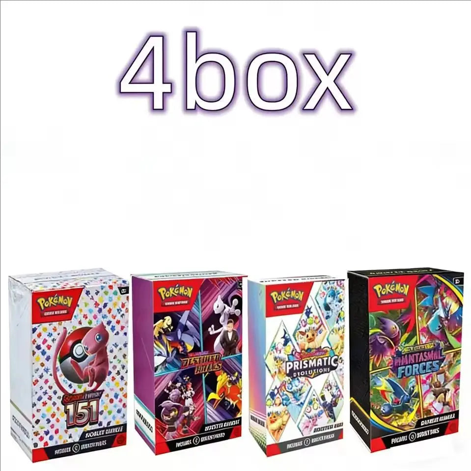 Pokemon Card V10 Booster Bundle Destined Rivals Prismatic Evolutions Scarlet Violet 151 English Booster Transaction Cards Gifts