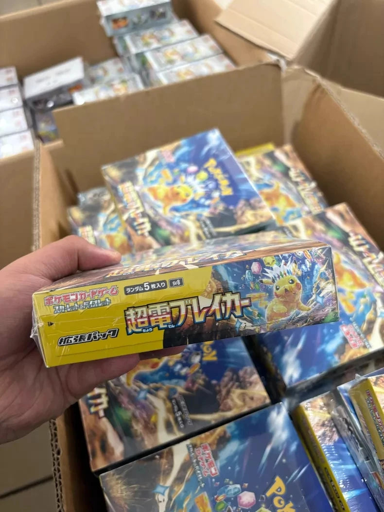 Pokemon Sv8 Booster Pack Trading Anime Card Ptcg SV series Japanese Version Collection Cards Single Pack Toy Birthday Gifts
