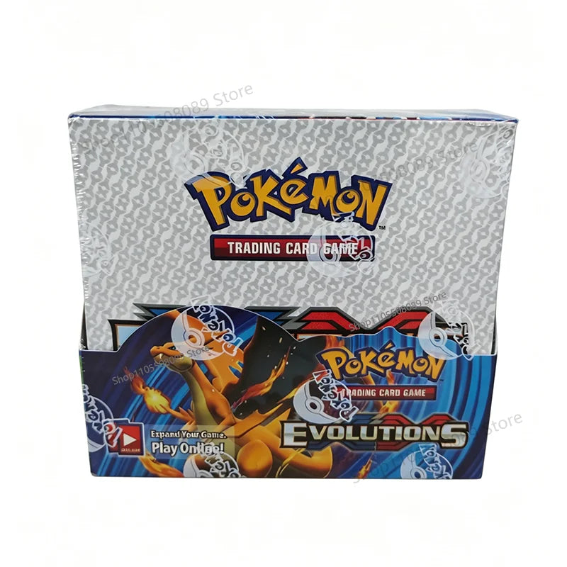 English 360pcs Pokemon Cards Evolutions Booster Box Trading Card Game TCG Children Collectible Pokemon Cards Toy For Boys Gifts