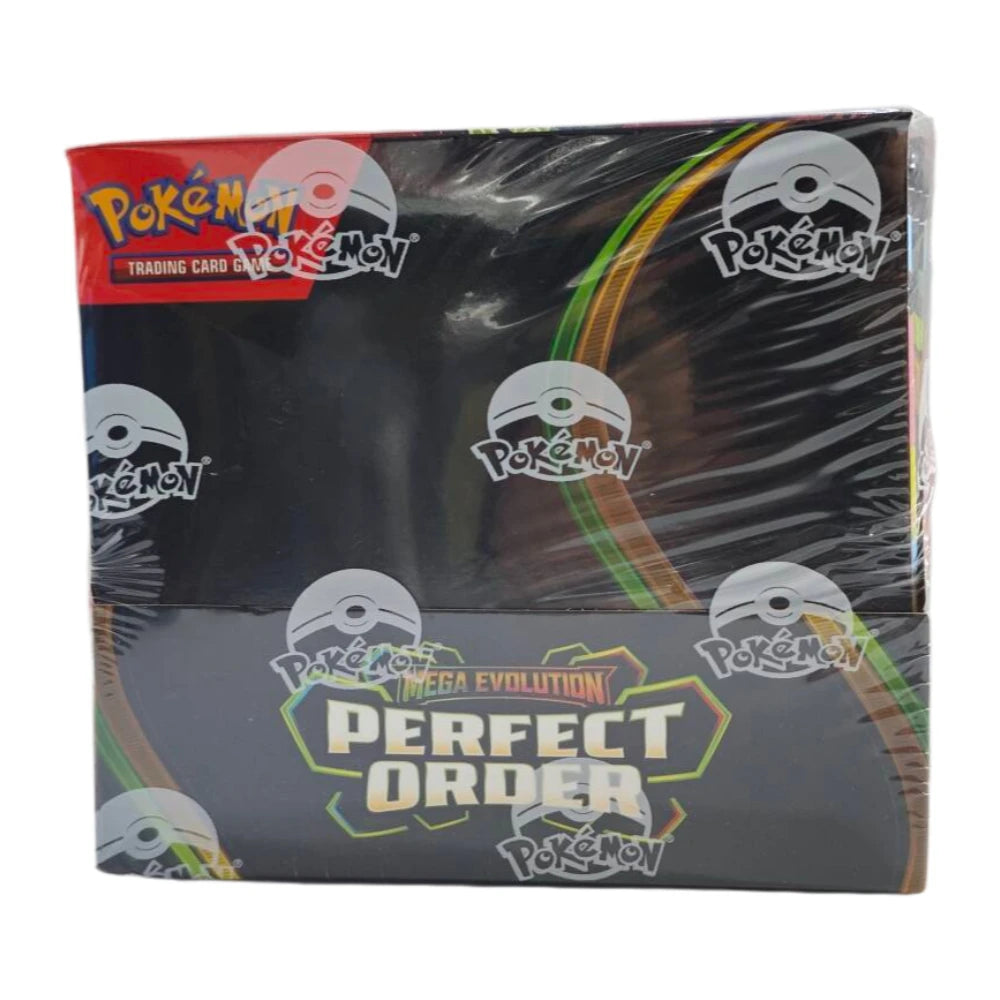 Pokemon Mega Evolution PERFECT ORDER Series Booster Box Bundle Rare Holo Trading Cards Collectible Set for Pokemon TCG Players