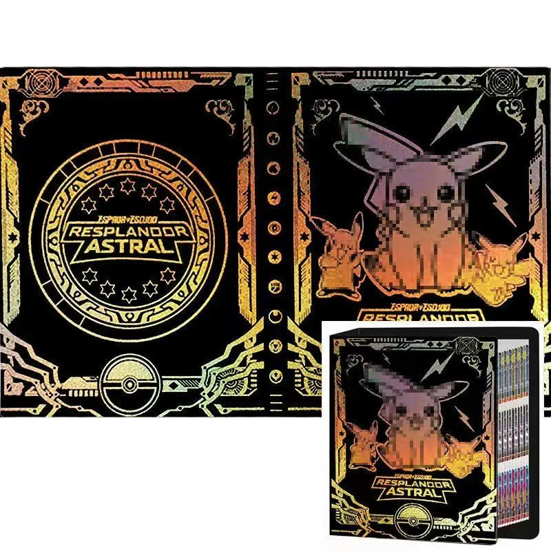 Pokemon TCG Card Album 9 Pocket 540 Cards Large Capacity Zipper Binder Storage Pikachu Charizard Collection Organizer Gift