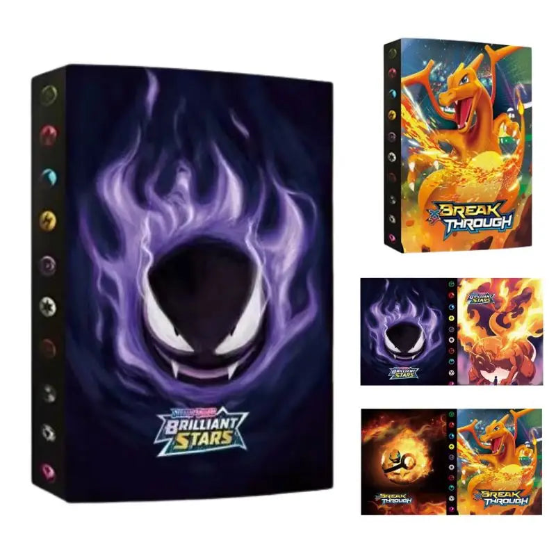 Pokemon Charizard Cards Album Book 240PCS Pok é mon Game Card Album VMAX GX EX Holder Collection Binder Folder Gift Toy Party