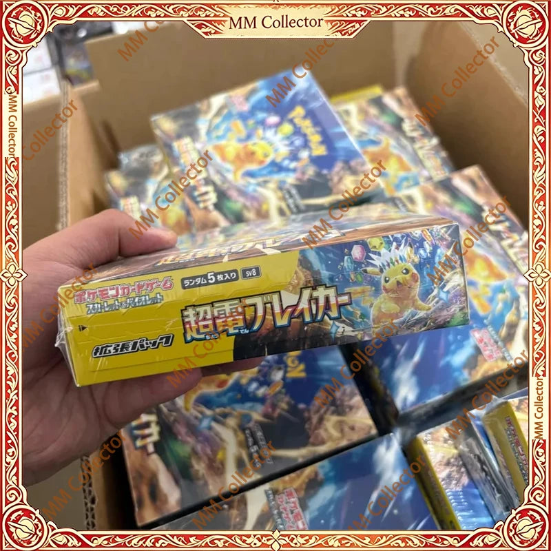 Pokemon Sv8 Booster Pack Trading Anime Card Ptcg SV series Japanese Version Collection Cards Single Pack Toy Birthday Gifts