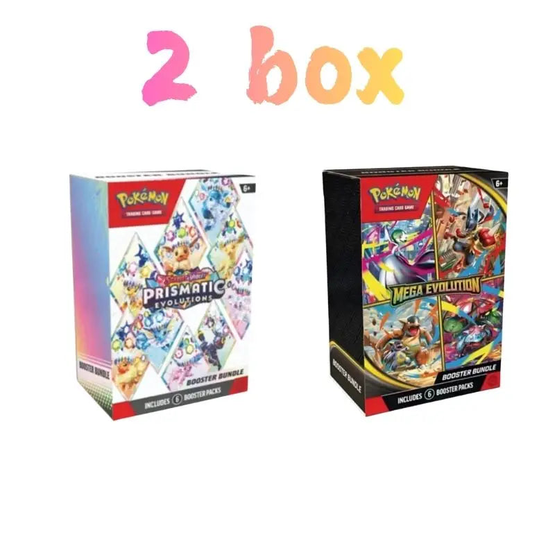 Poke  mon Card V10 Booster Bundle Destined Rivals Prismatic Evolutions Scarlet Violet 151 English ME02 Booster Cards Gifts--
