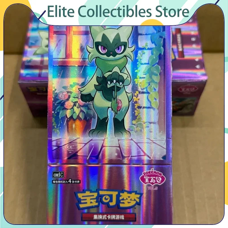 Pokemon PTCG Collection Cards Vol 5 Gem Pack Booster Box Exquisite Sprigatito Simplified Chinese Version Gift For Collectors