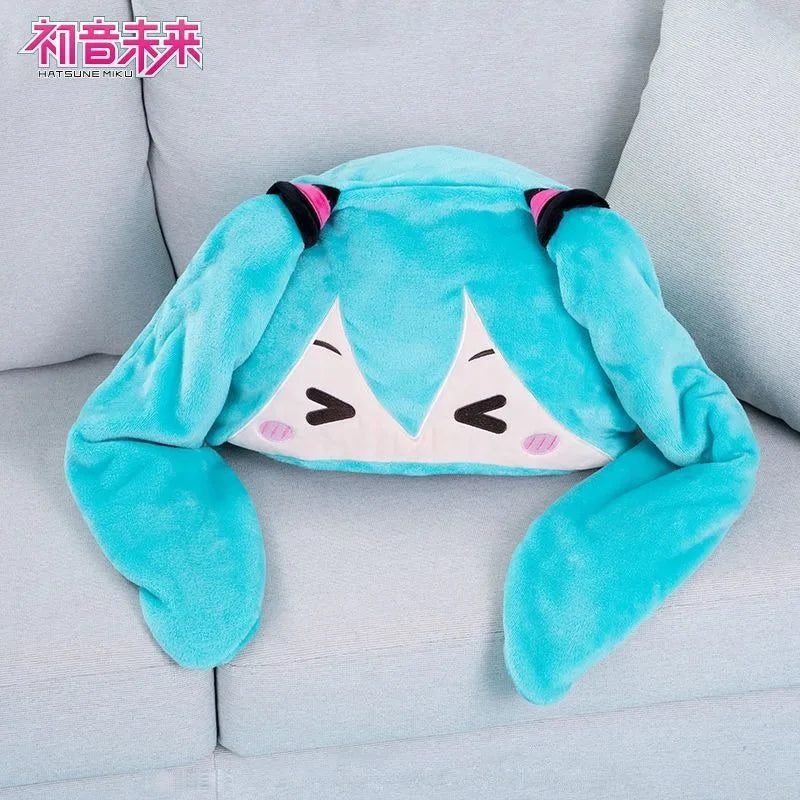 NNEOBA Anime-Inspired Hooded Plush Shawl Blanket