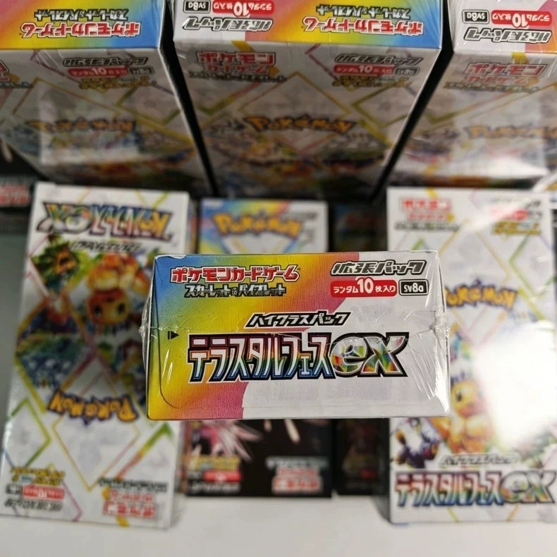 Pokemon Sv8 Booster Pack Trading Anime Card Ptcg SV series Japanese Version Collection Cards Single Pack Toy Birthday Gifts