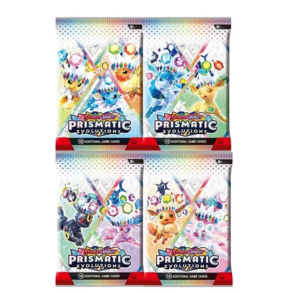 Pokemon Card 10/20 Pcs Prismatic 151 Evolutions English Booster Battle Pokemon Cards Battle Game Carte Trading Collection Cards