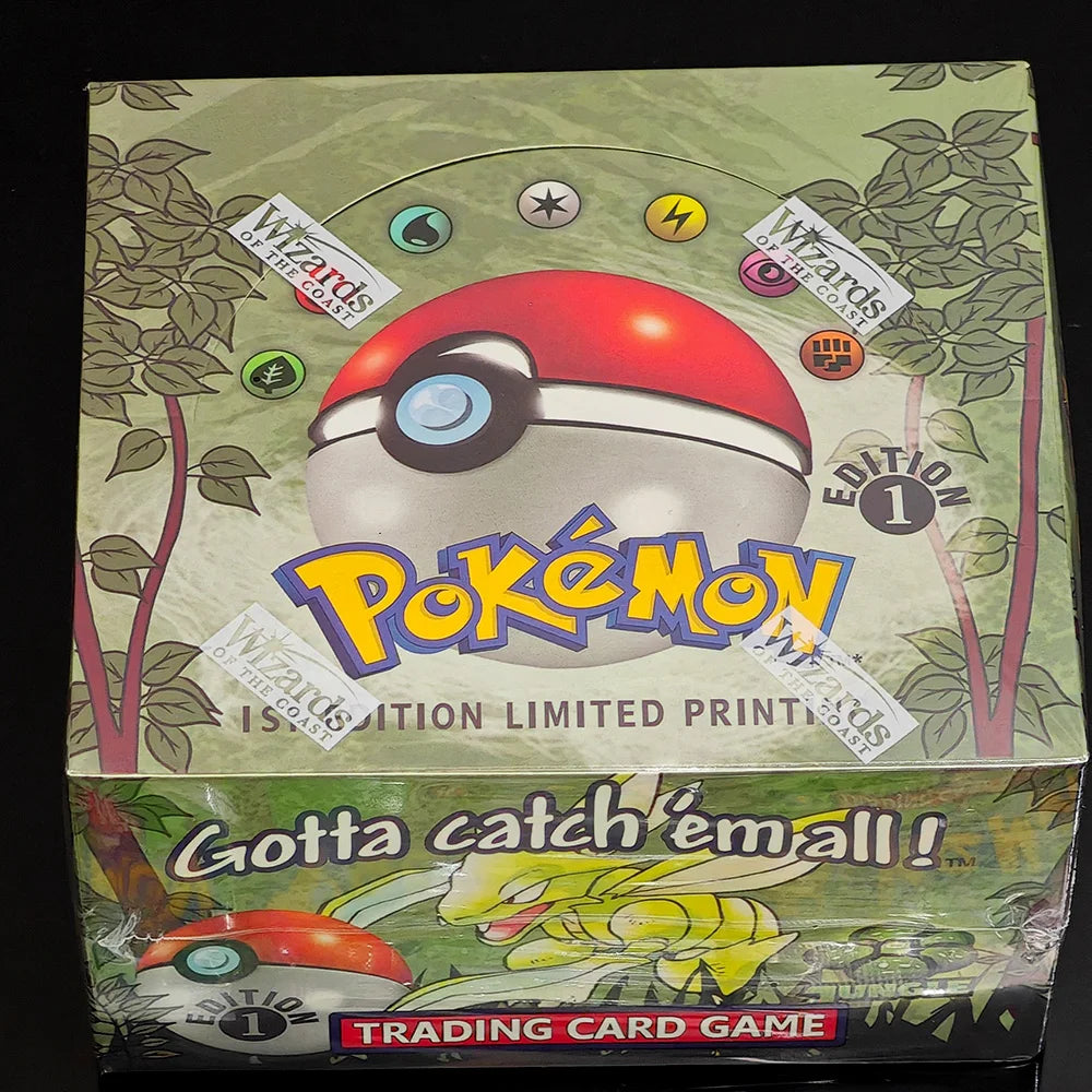 Pokemon Cards 36Packs 1ST Edition Classic Base Set Proxy Cards PKM Games Board Games Whole Set Card Collection Toys Gifts New