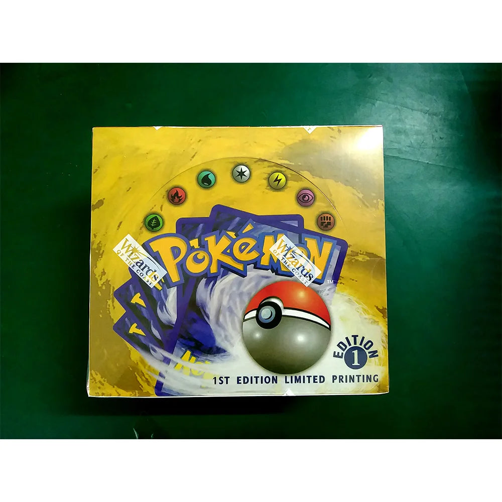 Pokemon Cards 36Packs 1ST Edition Classic Base Set Proxy Cards PKM Games Board Games Whole Set Card Collection Toys Gifts New