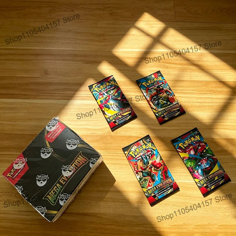 Pokemon Cards TCG Mega Evolution Booster Packs 360pcs English Trading Cards Game Collection Toys Kids Gift