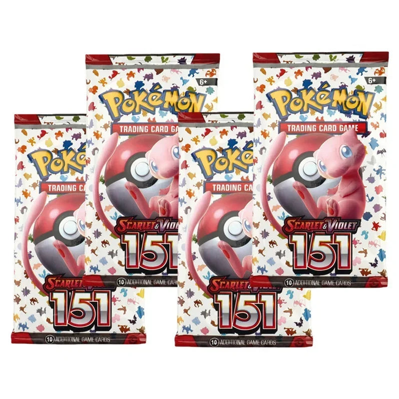 HOT Pokemon Card v10 Booster bundle Destined Rivals Prismatic Evolutions Scarlet Violet 151 English ME02 Booster Cards Gifts--