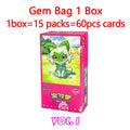 Original Pokemon GemPack Cards Vol.5 Vol.3 Vol.2 Vol.1 Trading PTCG Bag Gem Box Deck Sprigatito Eevee Pikachu Gengar Card Gift