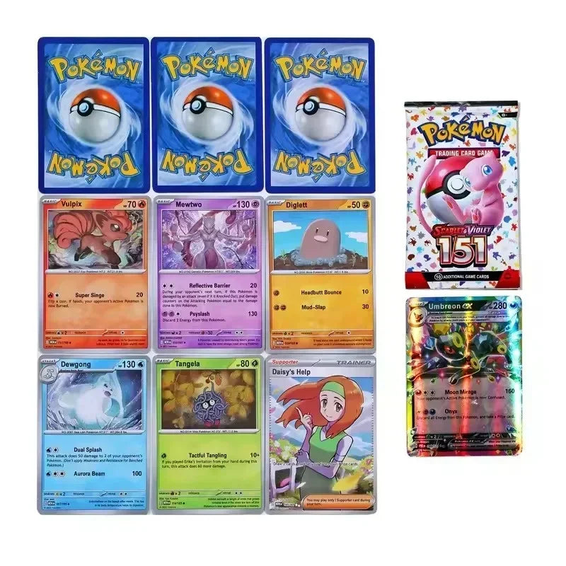 Pokemon Card V10 Booster Bundle Destined Rivals Prismatic Evolutions Scarlet Violet 151 English Booster Transaction Cards Gifts