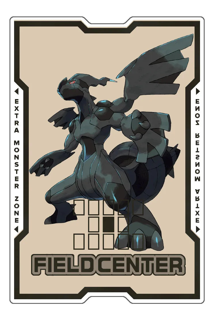 Pokemon Anime Game Card Field Center Cards Tcg Ip Masquerena Cynthia Lillie Reshiram Zekrom Kyurem Acrylic Card Partition Gift