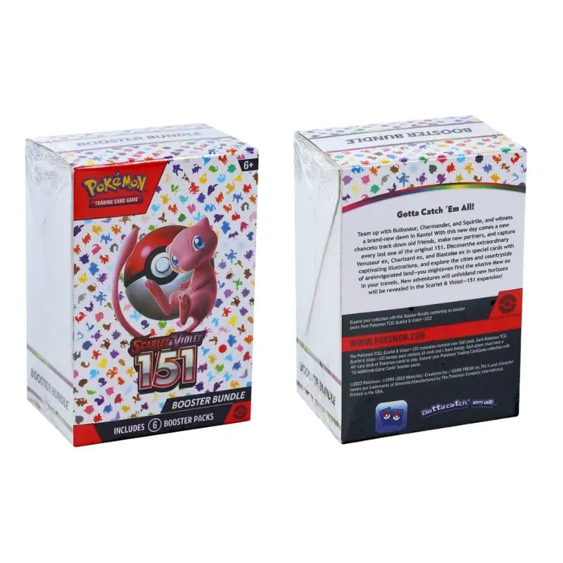 Poke  mon Card V10 Booster Bundle Destined Rivals Prismatic Evolutions Scarlet Violet 151 English ME02 Booster Cards Gifts--
