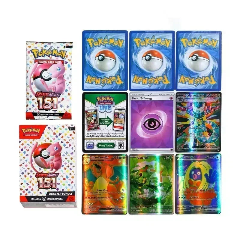 Pokemon Card V10 Booster Bundle Destined Rivals Prismatic Evolutions Scarlet Violet 151 English Booster Transaction Cards Gifts
