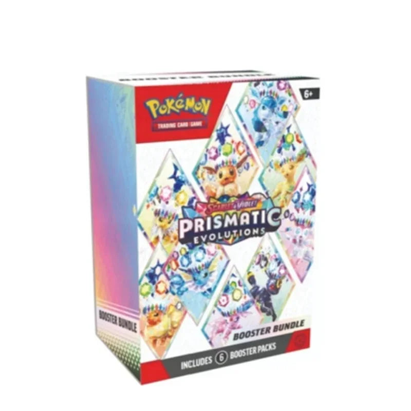 Poke  mon Card V10 Booster Bundle Destined Rivals Prismatic Evolutions Scarlet Violet 151 English ME02 Booster Cards Gifts--