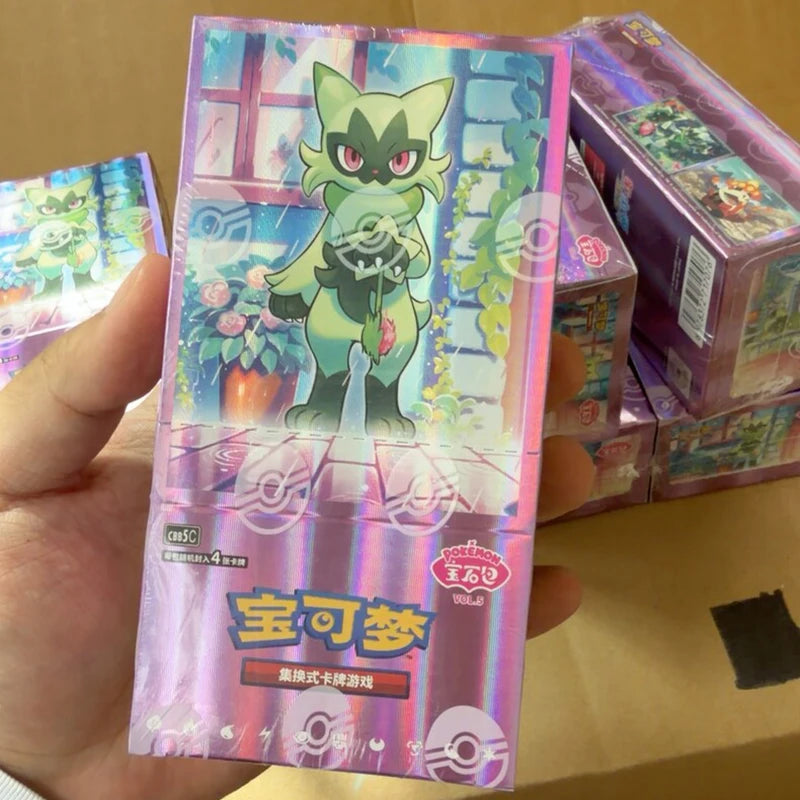 Pokemon PTCG Collection Cards Vol 5 Gem Pack Booster Box Exquisite Sprigatito Simplified Chinese Version Gift For Collectors