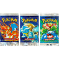 Pokemon Base Set Booster Packs PTCG English Classic 1st Old Edition Proxy Charizrd Blastoise Venusaur Collectible Toy Gift Cards