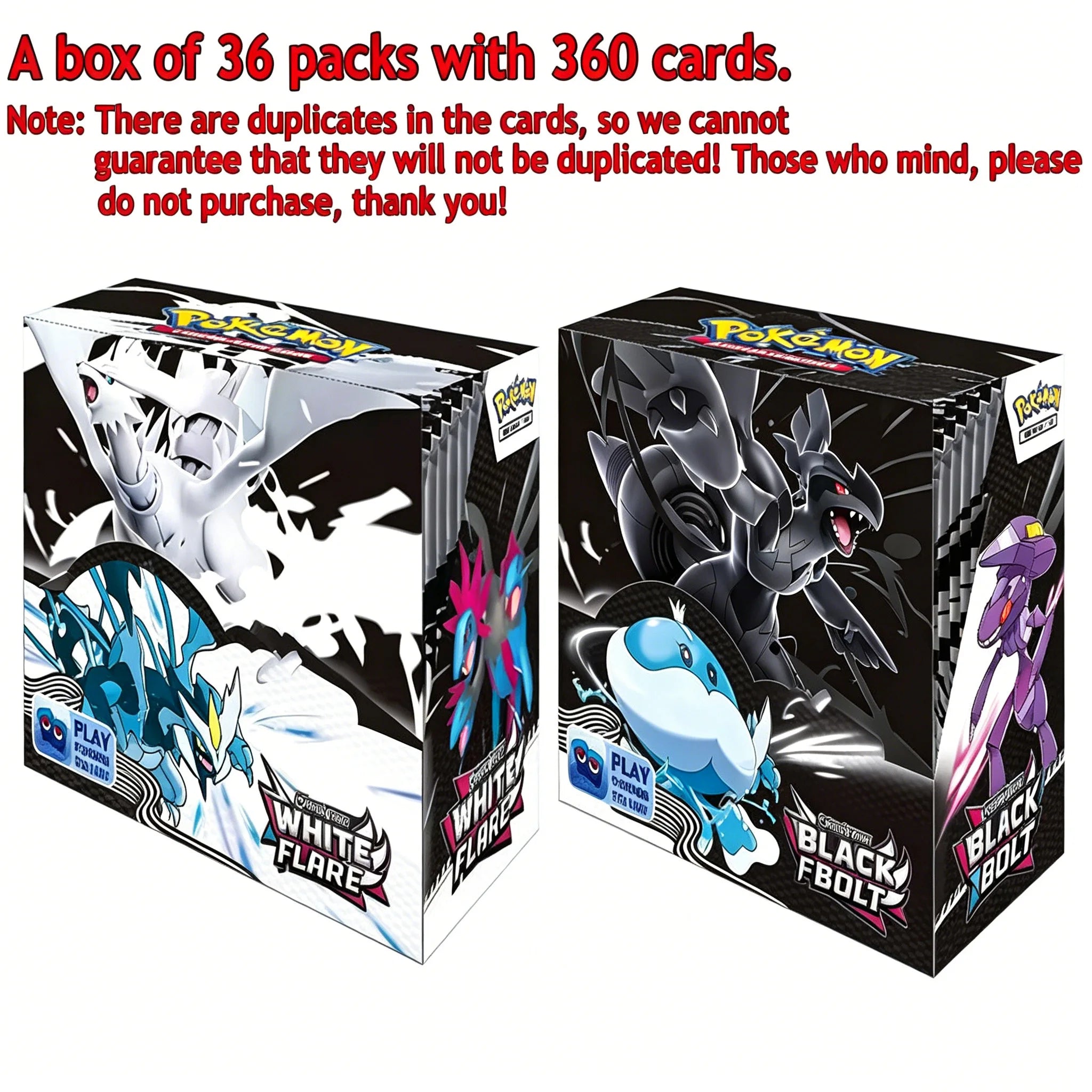 Pokemon TCG Booster Box Set, 36 Packs with 360 Cards, Kids and Collectors Gift