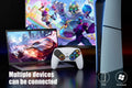 NNEOBA Wireless Controller for PS5/PS5 Pro/Slim & PC – RGB Gaming Controller with Turbo & Dual Vibration