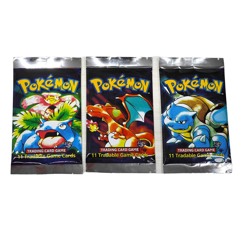 Pokemon Cards 36Packs 1ST Edition Classic Base Set Proxy Cards PKM Games Board Games Whole Set Card Collection Toys Gifts New