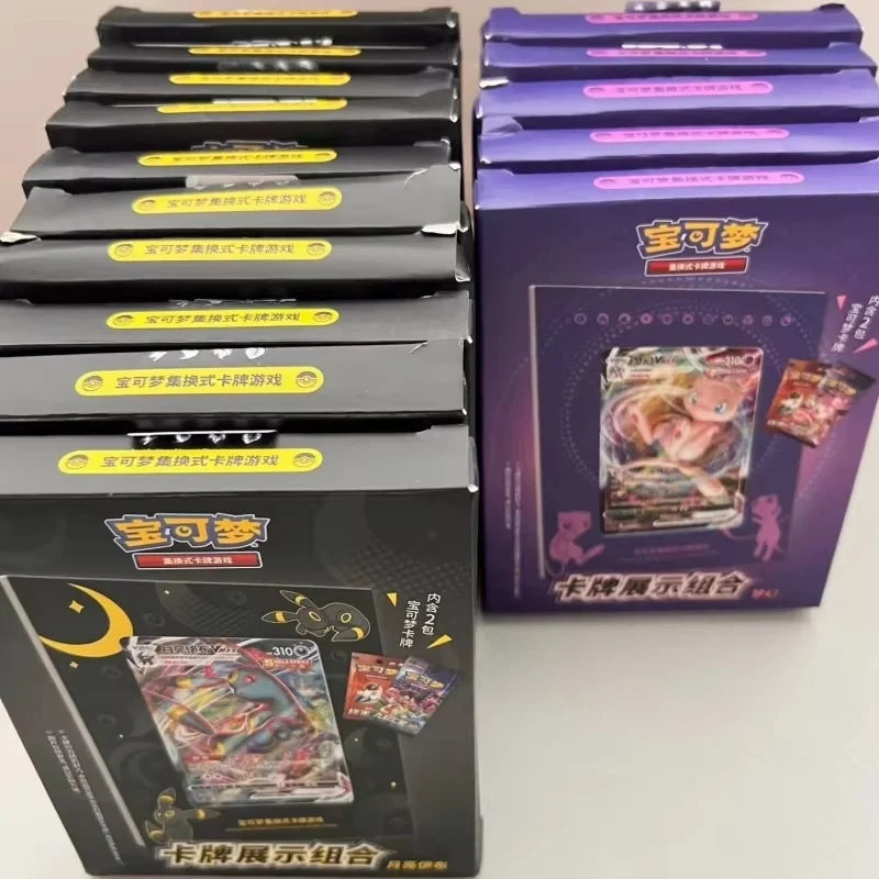 Hot Sale 100% Genuine Pokemon Trading Cards Game Ptcg Chinese Card Book Gift Box Cards Exhibit Combination Full Range Toy Gift