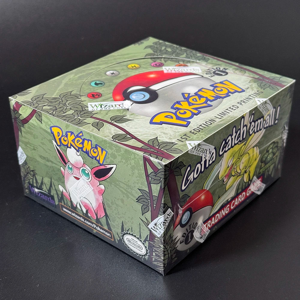 Pokemon Base Set Booster Packs PTCG English Classic 1st Old Edition Proxy Charizrd Blastoise Venusaur Collectible Toy Gift Cards