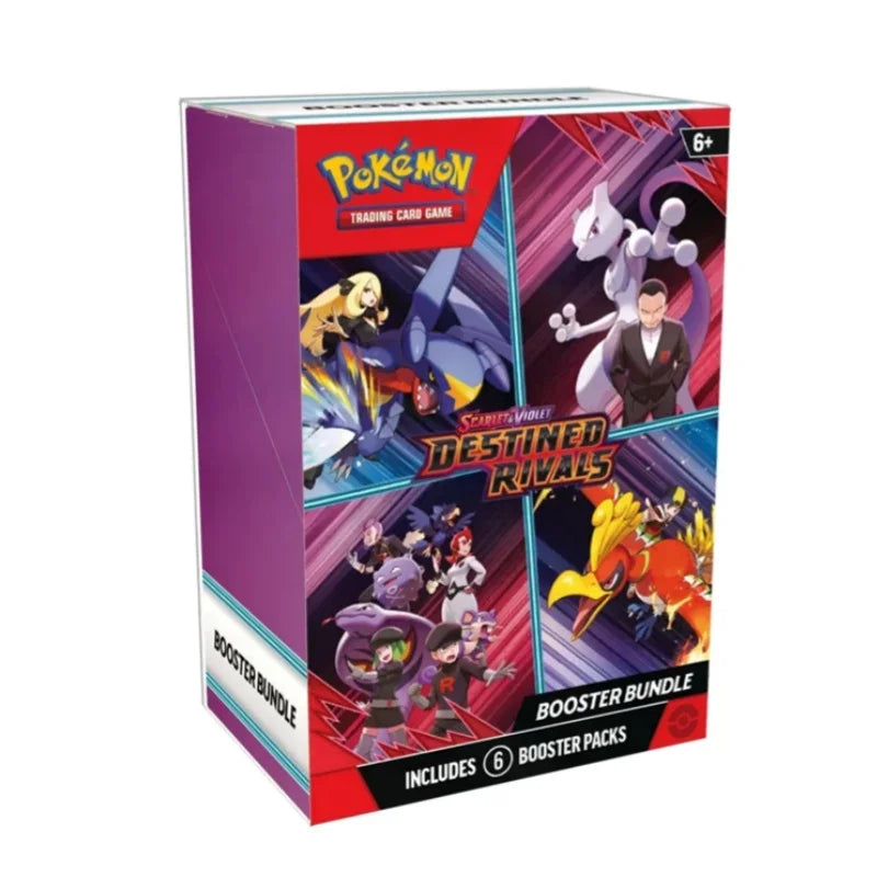 Poke  mon Card V10 Booster Bundle Destined Rivals Prismatic Evolutions Scarlet Violet 151 English ME02 Booster Cards Gifts--
