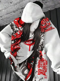 Anime 3D Graphic Oversized Hoodie
