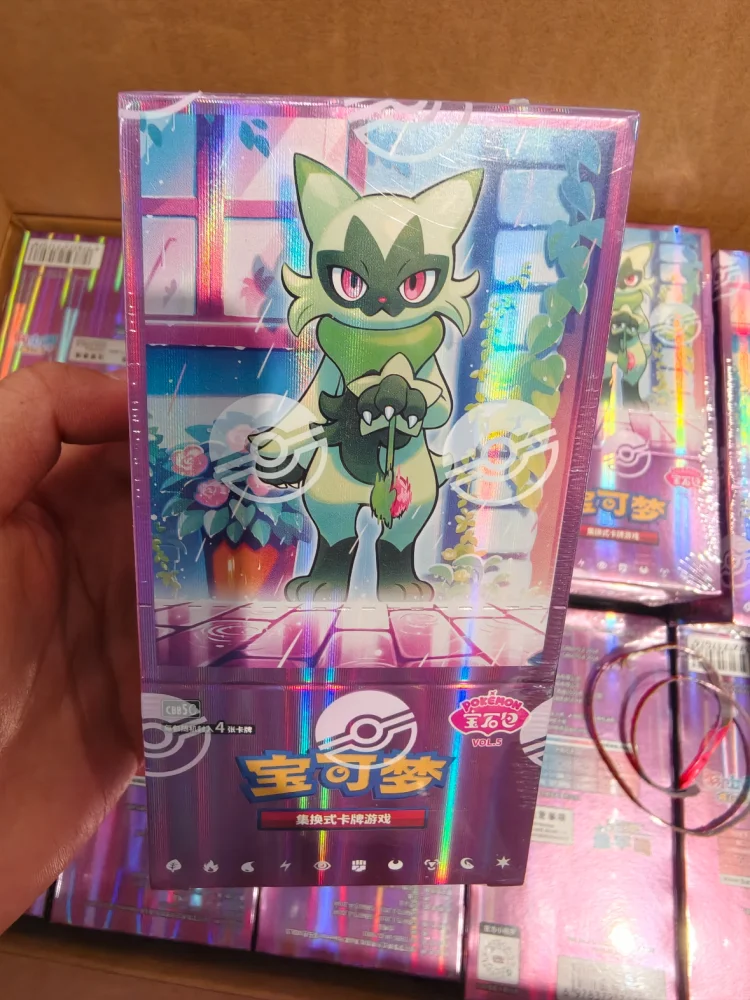 100% In Stock Original Gem Pack 5 Vol.5 Pokemon Ptcg Booster Pack Card Simplified Chinese Collectible Battle Game Cards Toy Gift