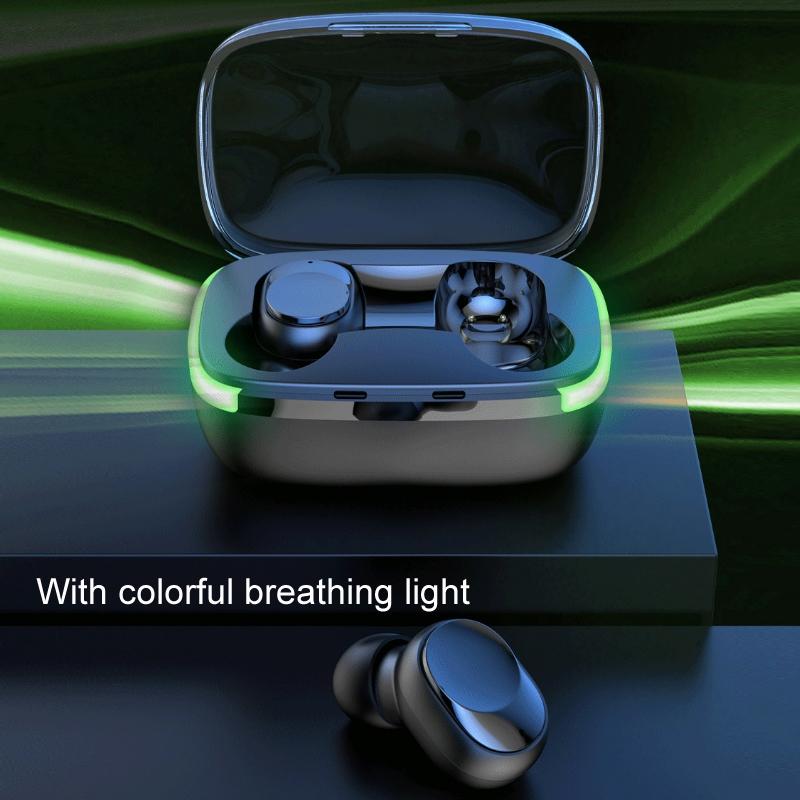 NNEIDS Wireless In-Ear Gaming Headphones With Breathing Light - Y60 Tws5.1