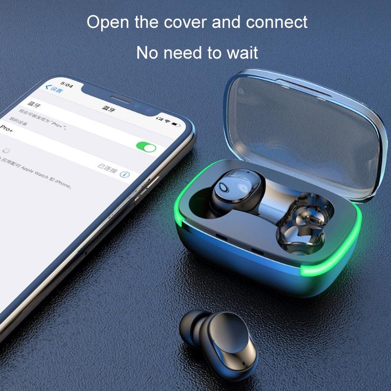 NNEIDS Wireless In-Ear Gaming Headphones With Breathing Light - Y60 Tws5.1
