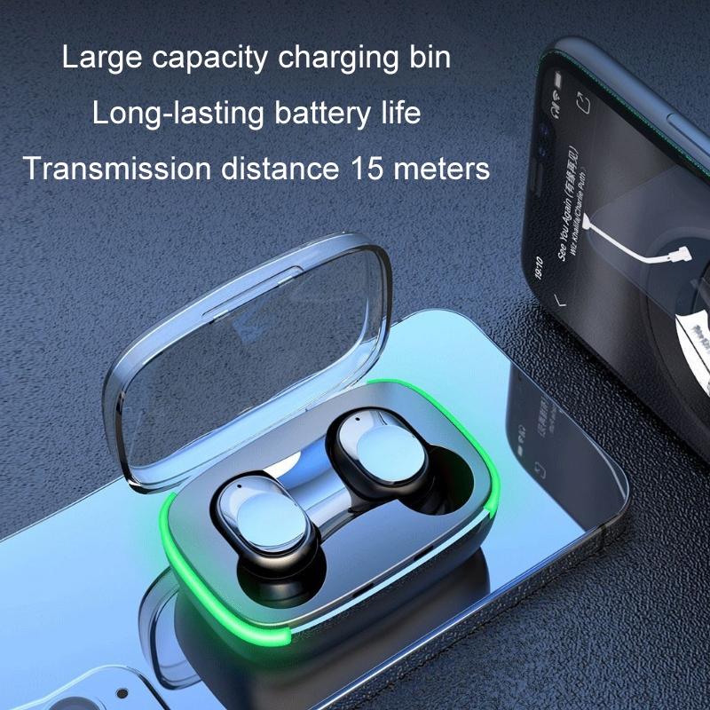 NNEIDS Wireless In-Ear Gaming Headphones With Breathing Light - Y60 Tws5.1