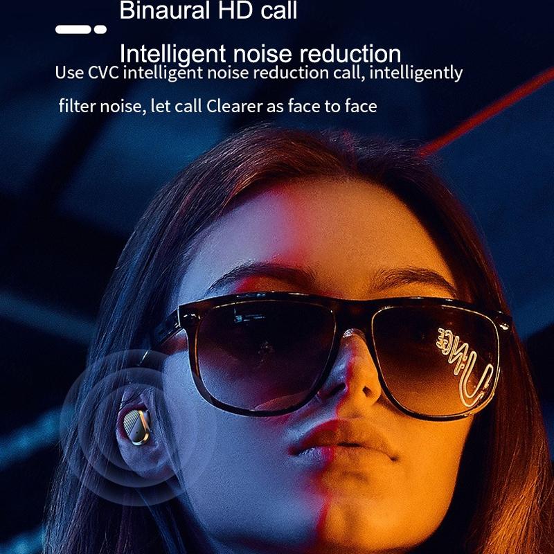 NNEIDS Wireless In-Ear Gaming Earphones With Digital Display - Black