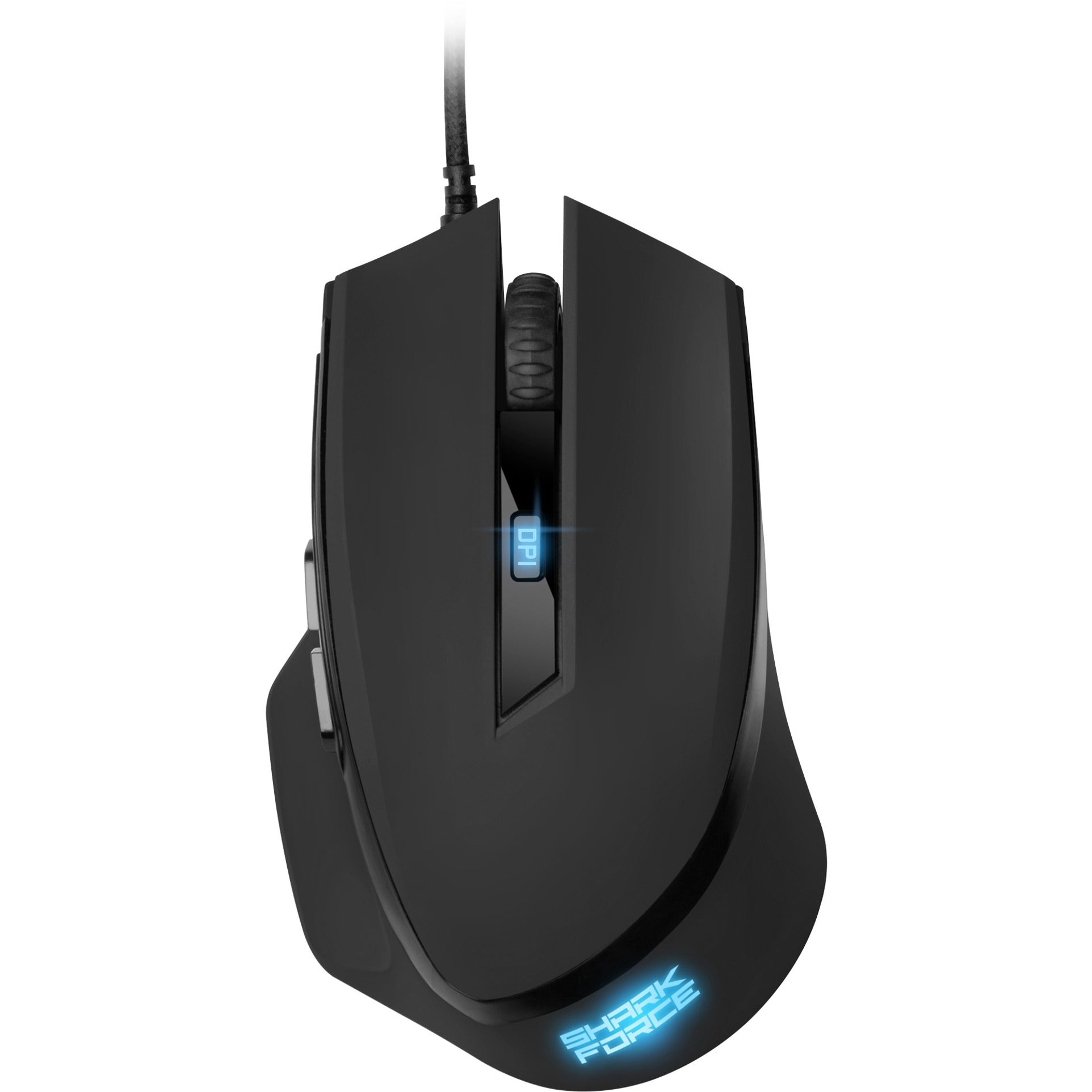 Sharkoon Shark Force II Gaming Mouse (black, 400 - 4200 dpi, multi-color LEDs)