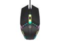 Techancy Gaming Mouse TJ6105, 1,5m, Com Led, Comutação De Dpi De 3 Velocidades, Roda De Deslocamento Antiderrapante