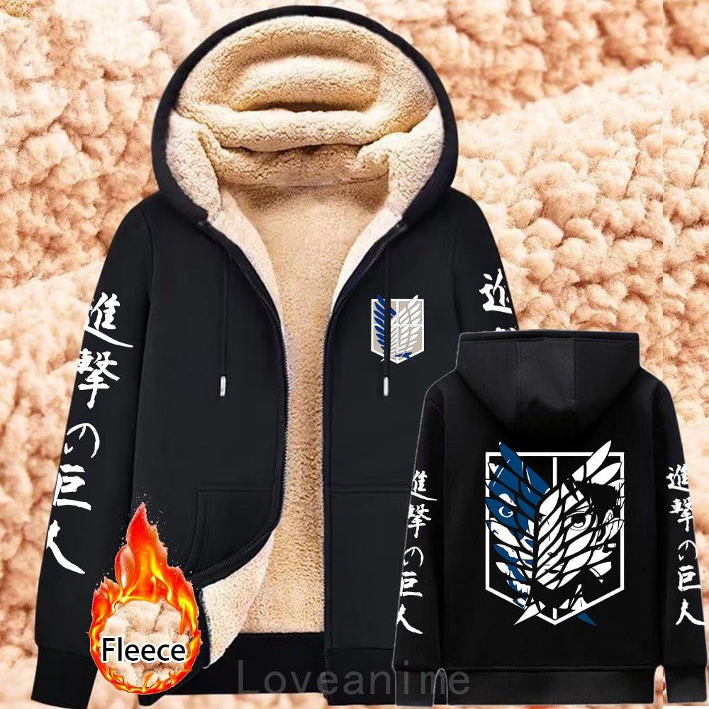 AOT Winter  Hoodies Anime