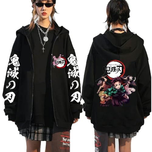 Demon Slayer Epic Anime Sakura Leaves Hoodie