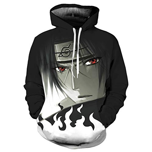 Itachi Uchiha Clan Sharingan Inspired Hoodie Style 1