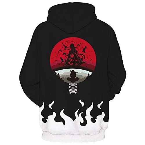 Itachi Uchiha Clan Sharingan Inspired Hoodie Style 1